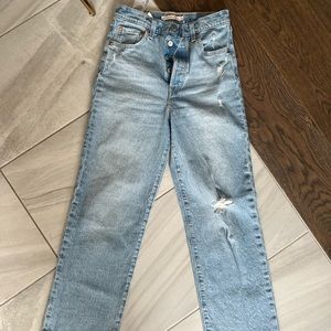 Levi’s ribcage ankle straight